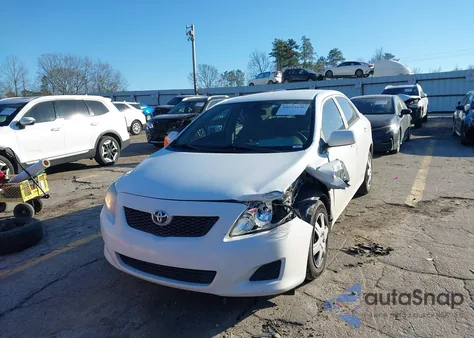 2010 Toyota Corolla Le z USA, uszkodzony, nr VIN 2T1BU4EE2AC534357